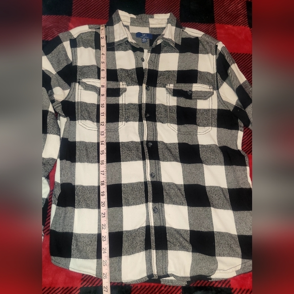 George Black and White Checkered Casual Shirt - Picture 6 of 7
